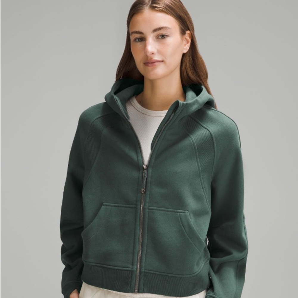 Lululemon scuba oversized full zip dark forest